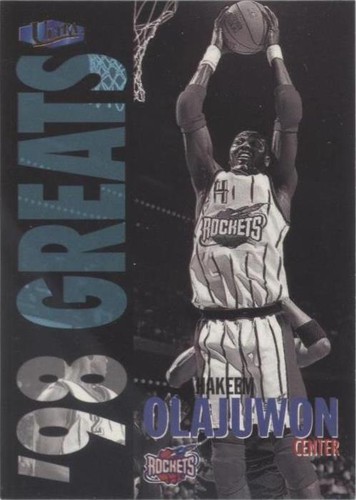 Charles Barkley Hakeem Olajuwon 1997-98 Fleer Game Breakers SSP 