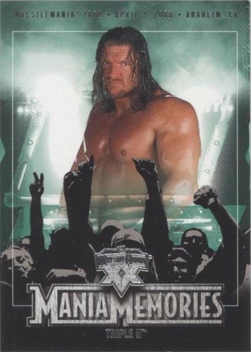 Sting & Triple H Signed 8x10 Photo – WrestleMania 31 – Autographed