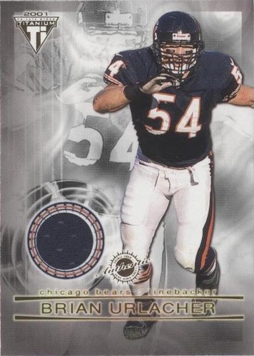 2001 Pacific Private Stock Titanium Brian Urlacher Zach Thomas #61