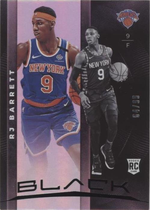 2019-20 Panini Black - RJ Barrett #68