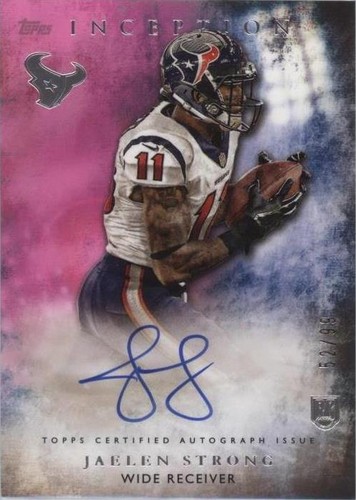 2015 Topps Inception Jaelen Strong #RA-10