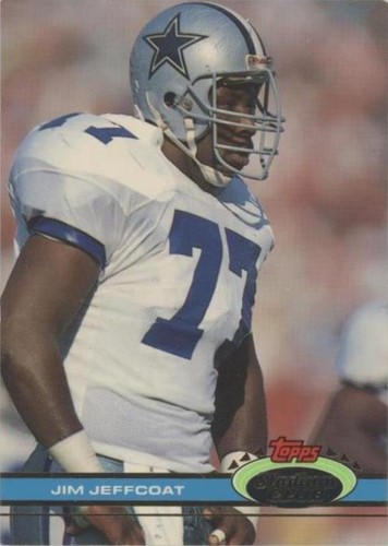 1991 Topps Stadium Club Jim Jeffcoat #165