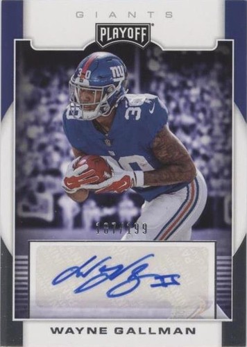 2017 Panini Playoff Wayne Gallman #RPS-WG