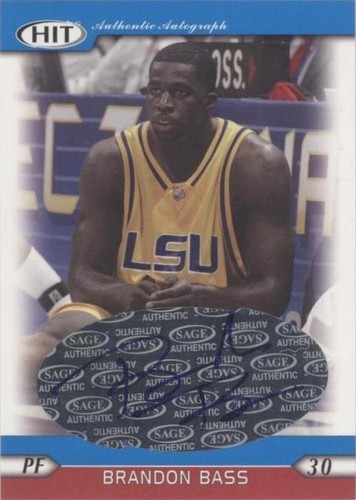 2005 SAGE Hit - Brandon Bass #A30