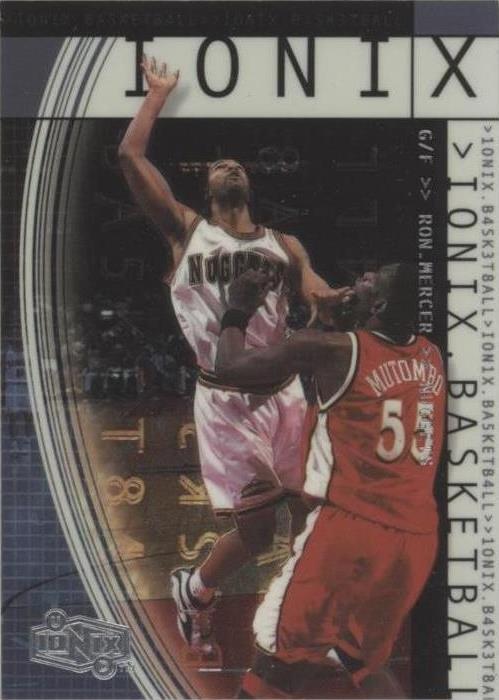 1999-00 Upper Deck Ionix - Ron Mercer #14