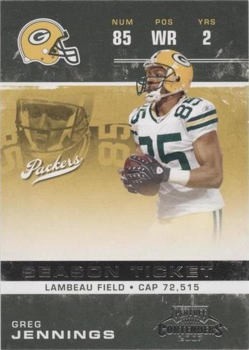 2007 Playoff Contenders Greg Jennings #39