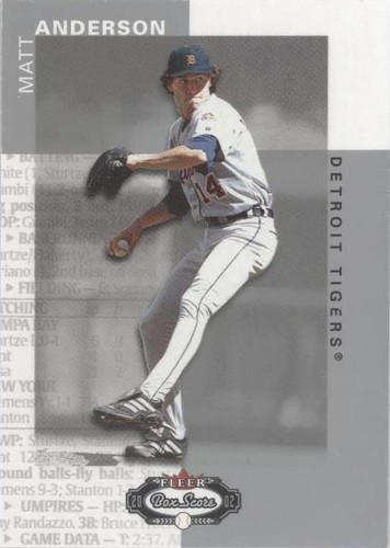 2002 Fleer Box Score - Matt Anderson #86