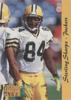 1993 Classic Pro Line Live Sterling Sharpe #91