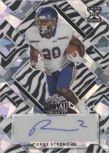 2022 Leaf Metal Draft Pierre Strong Jr. #BA-PSJ