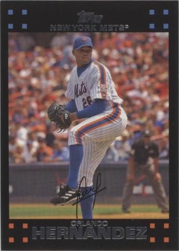 2007 Topps New York Mets Gift Set - Orlando Hernandez #NYM2