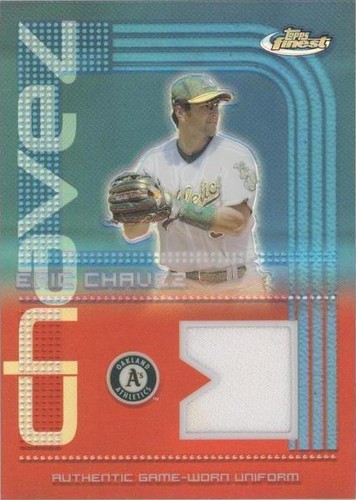 2004 Topps Finest - Eric Chavez #FR-EC