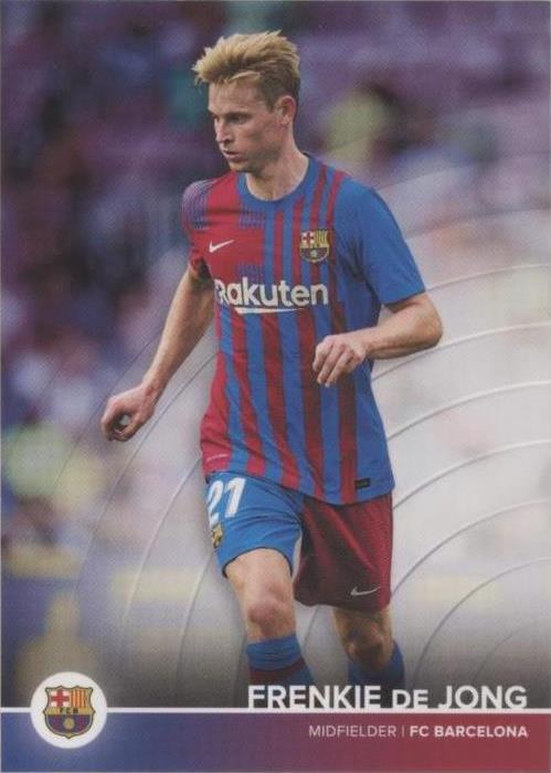 2021-22 Topps FC Barcelona Team Set Frenkie de Jong #12