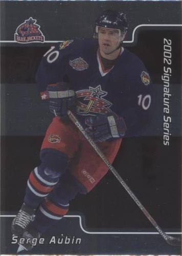 2001-02 In the Game Be A Player Signature Series - Serge Aubin #058
