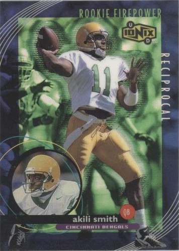 1999 UD Ionix Akili Smith #R64