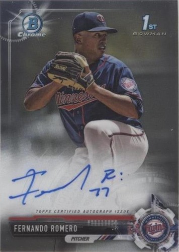 2017 Bowman - Fernando Romero #CPA-FRO