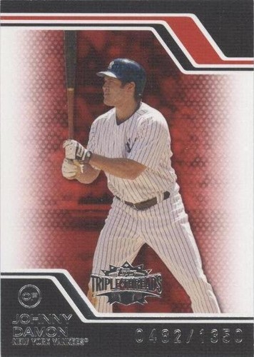 2008 Topps Triple Threads - Johnny Damon #3