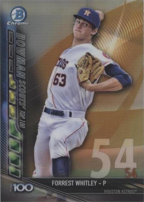 2017 Bowman - Forrest Whitley #BTP-54