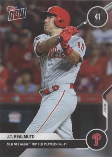 2020 Topps Now MLB Network Top 100 Players - J.T. Realmuto #MN41