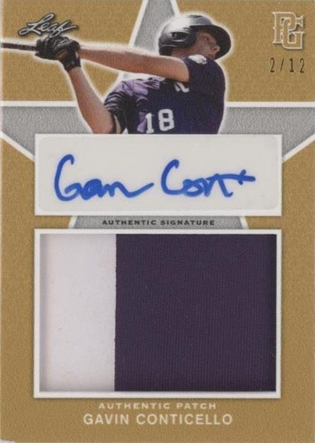 2020 Leaf Perfect Game National Showcase - Gavin Conticello #PA-GC1