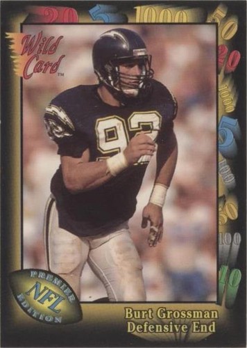 1991 Wild Card Burt Grossman #105