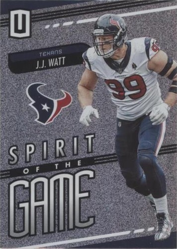 2019 Panini Unparalleled J.J. Watt #SG-JW