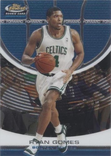 2005-06 Topps Finest - Ryan Gomes #118