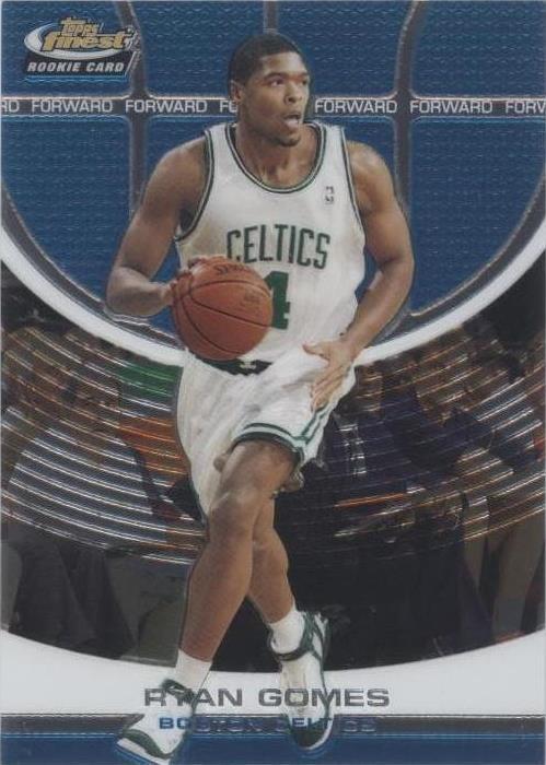 2005-06 Topps Finest - Ryan Gomes #118