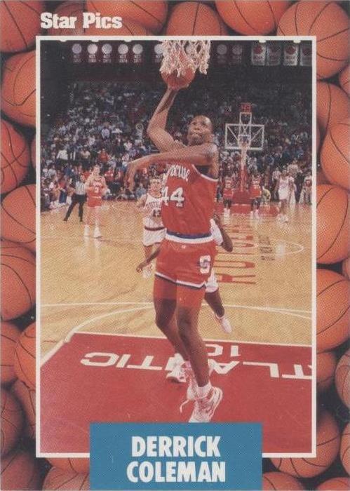 Star Pics 1990 - Derrick Coleman #43