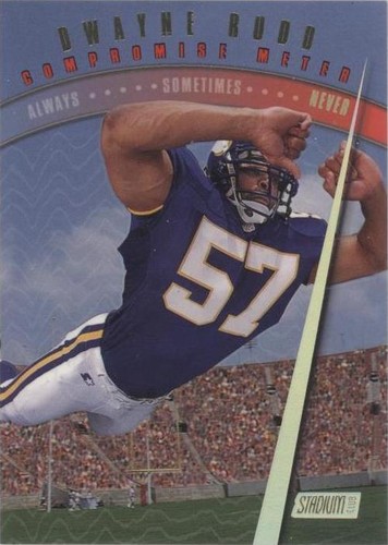 1997 Stadium Club Dwayne Rudd #NC6