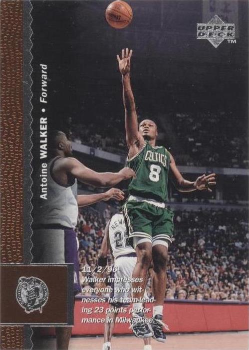 1996-97 cubierta superior - Antoine Walker #187
