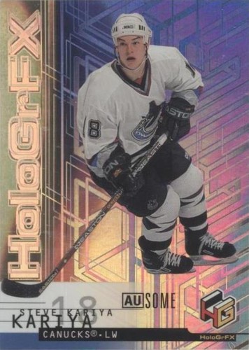 1999-00 Upper Deck HoloGrFX - Steve Kariya #58-AU