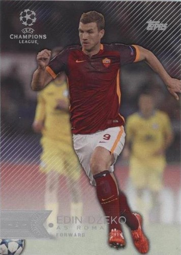 2015-16 Topps UCL Showcase Edin Dzeko #123