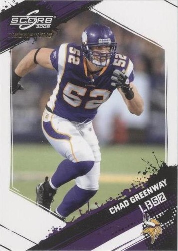2009 Score Inscriptions Chad Greenway #163