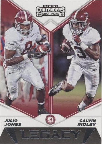 2019 Panini Contenders Draft Picks Calvin Ridley Julio Jones #12
