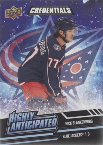 2022-23 Upper Deck Credentials - Nick Blankenburg #HA-20