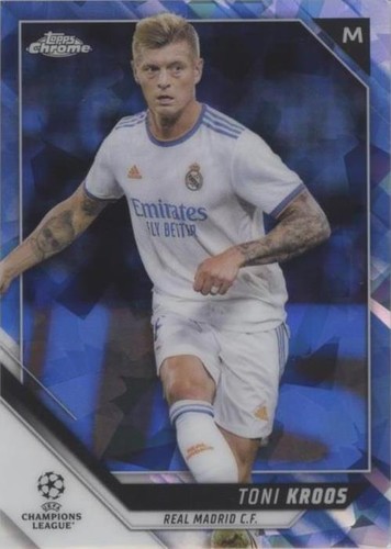 Toni Kroos 2021-22 Topps Chrome UEFA Champions Refractor #8