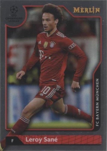 2021-22 Topps Merlin Collection Chrome UCL Leroy Sané #69
