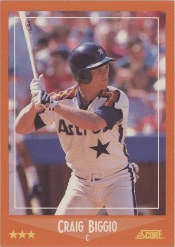 1988 Score Rookies & Traded - Craig Biggio #103T