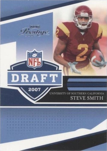 2007 Playoff Prestige Steve Smith #NFLD-22