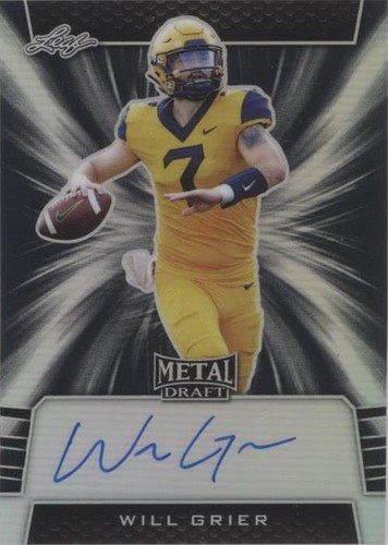 2019 Leaf Metal Draft Will Grier #PV-WG1
