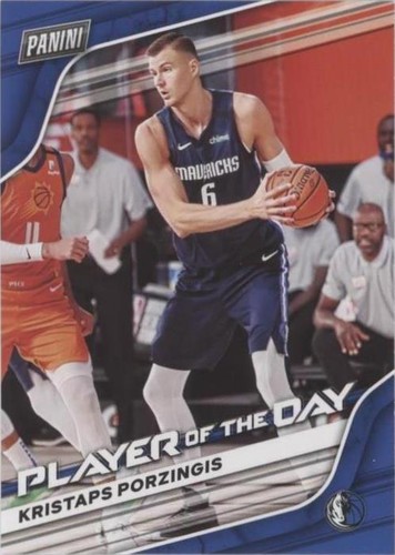 2020-21 Panini Player of the Day - Kristaps Porzingis #12