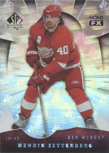 2008-09 SP Authentic - Henrik Zetterberg #FX57