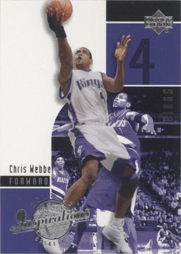 2002-03 Upper Deck Inspirations - Chris Webber #71