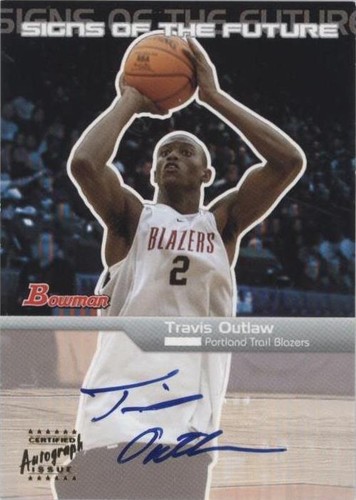 2003-04 Bowman Rookies & Stars - Travis Outlaw #SFA-TO