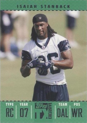 2007 Topps TX Exclusive Isaiah Stanback #198
