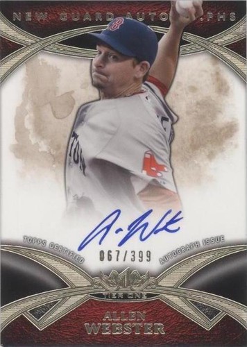 2014 Topps Tier One - Allen Webster #NGA-AWE