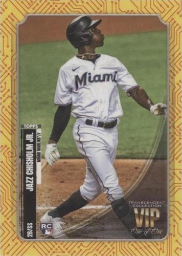 2021 Topps Transcendent Collection VIP Party - Jazz Chisholm #VIP-31