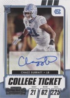 2021 Panini Contenders Draft Picks Chazz Surratt #205