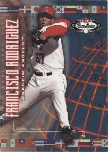2003 Fleer Box Score - Francisco Rodriguez #215