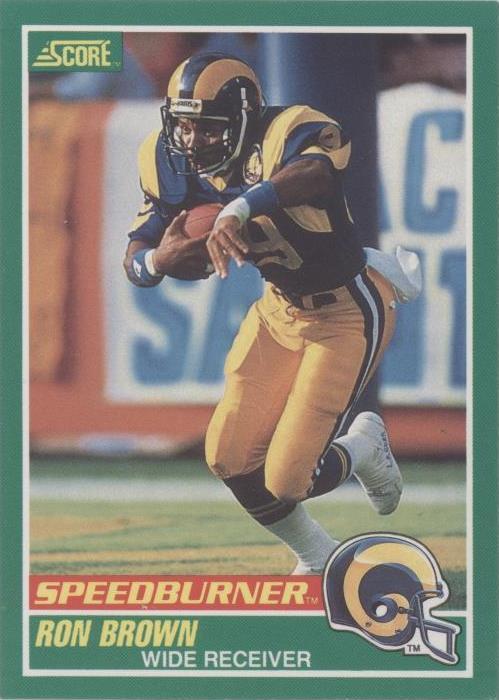 1989 Score Ron Brown #313